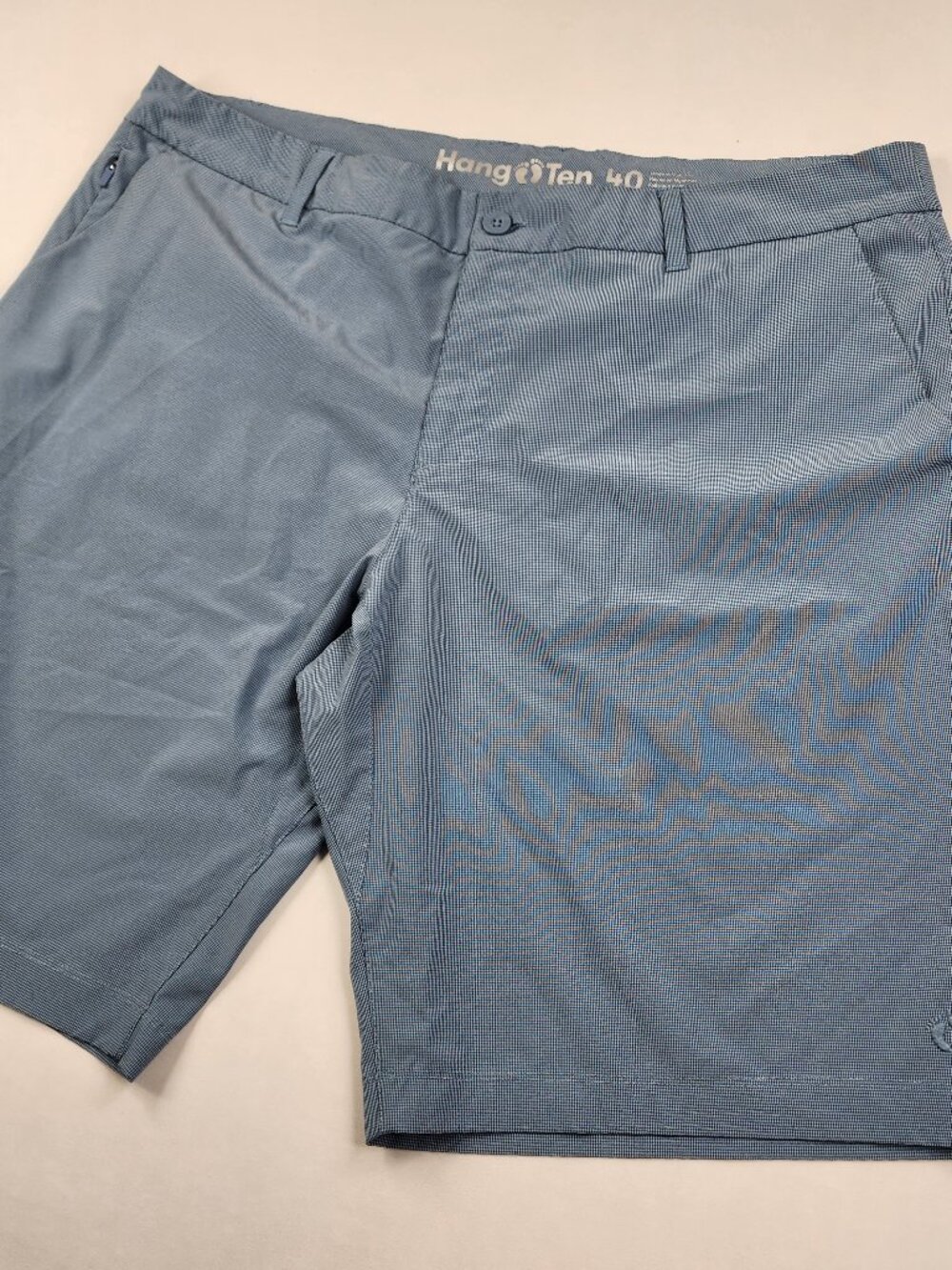 Hang Ten Mens 40 Blue Hybrid Shorts Stretch Performance Quick Dry FLAW EX